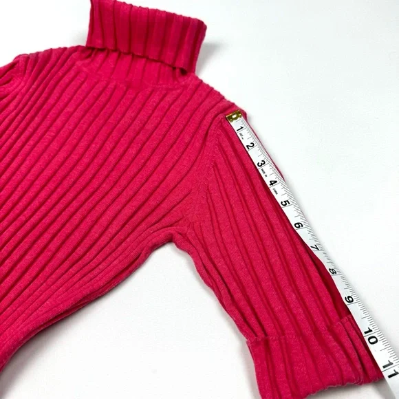 ATHLETA Demi Sleeve Organic Cotton Ribbed Knit Turtleneck - Picture 5 of 9